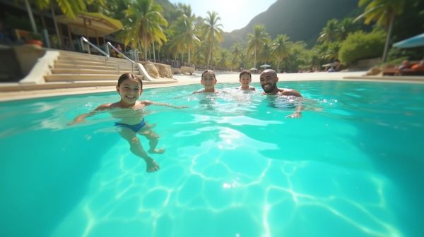 Accès piscine pour tous les âges : pourquoi la plage immergée fait la différence