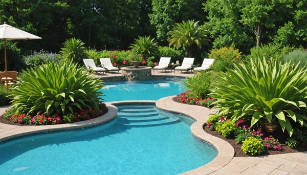 Les plantes parfaites pour un bord de piscine esthétique